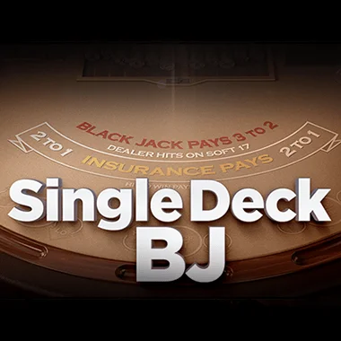 Single Deck Blackjack game tile