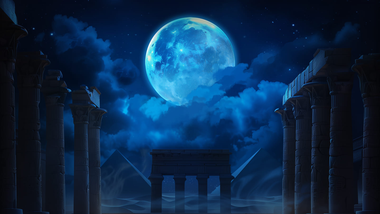 Moon Of Egypt: Running Wins
