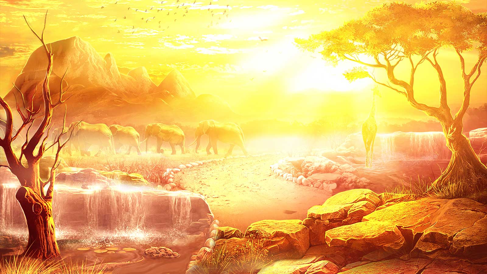 African Sunset 2