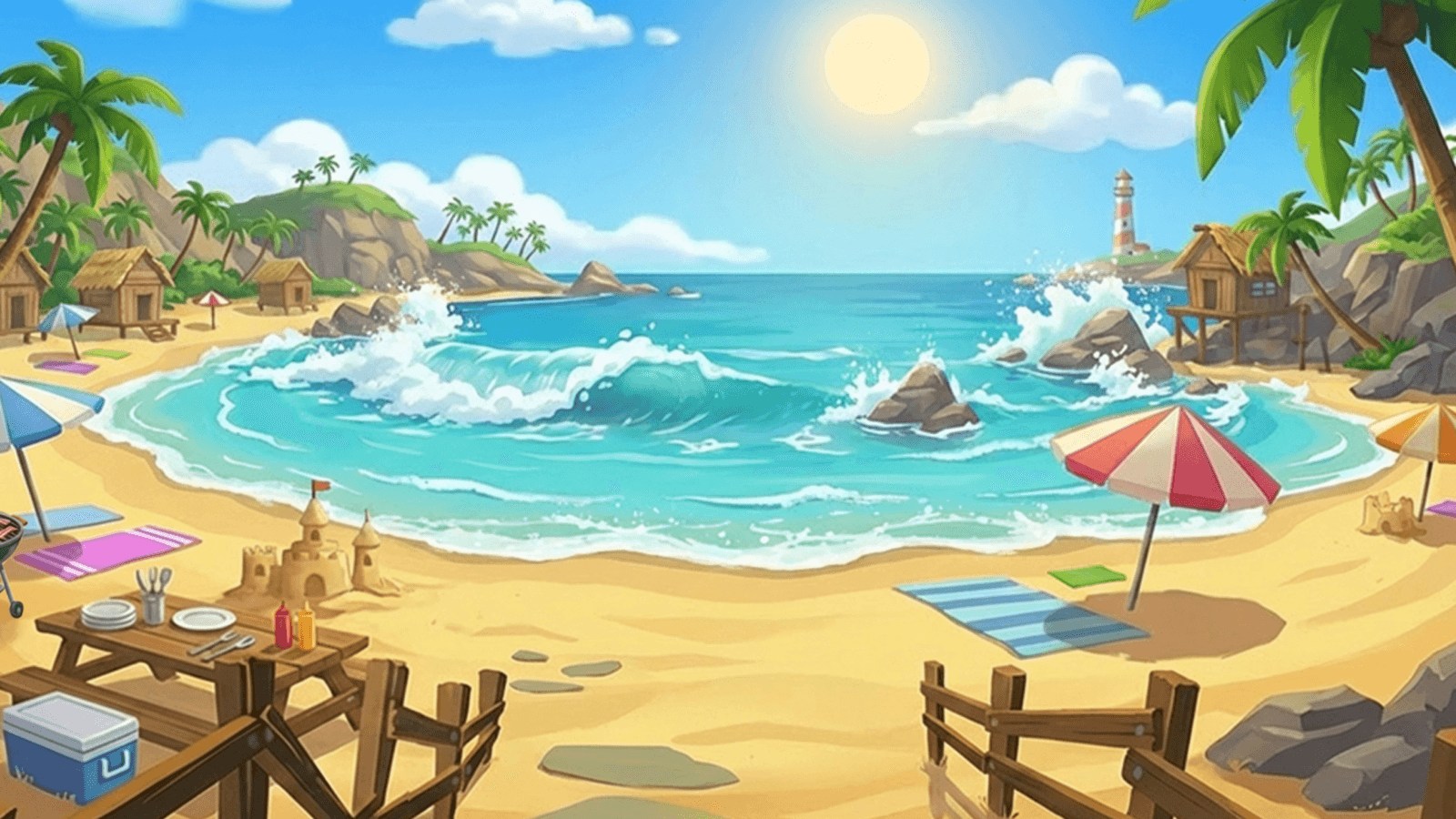 Big Bad Wolf: Cash Collect & Link - Bacon Beach