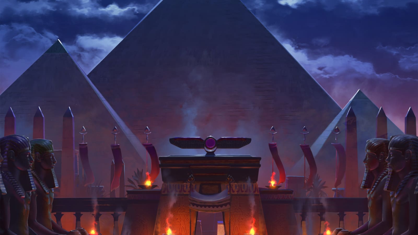 Mega Fire Blaze: Khonsu God of Moon