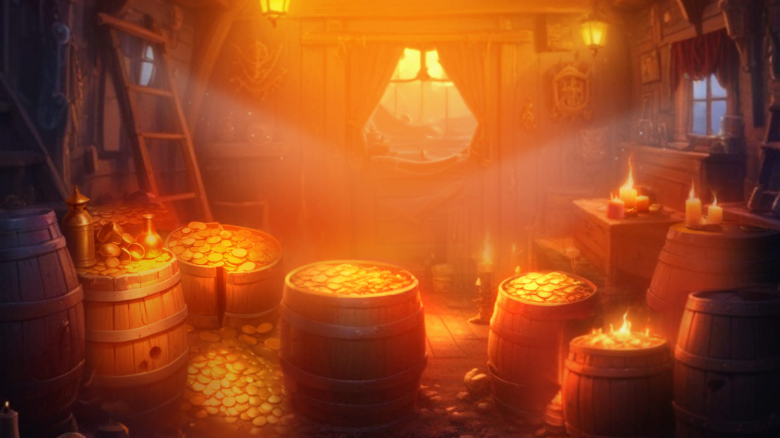 3 Pirate Barrels: Hold and Win