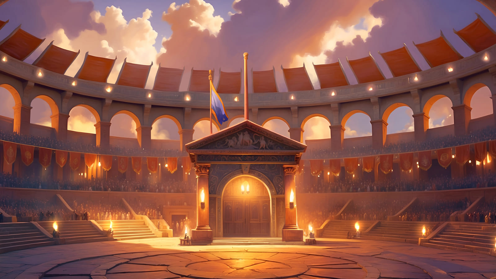 3 Gladiators vs Caesar