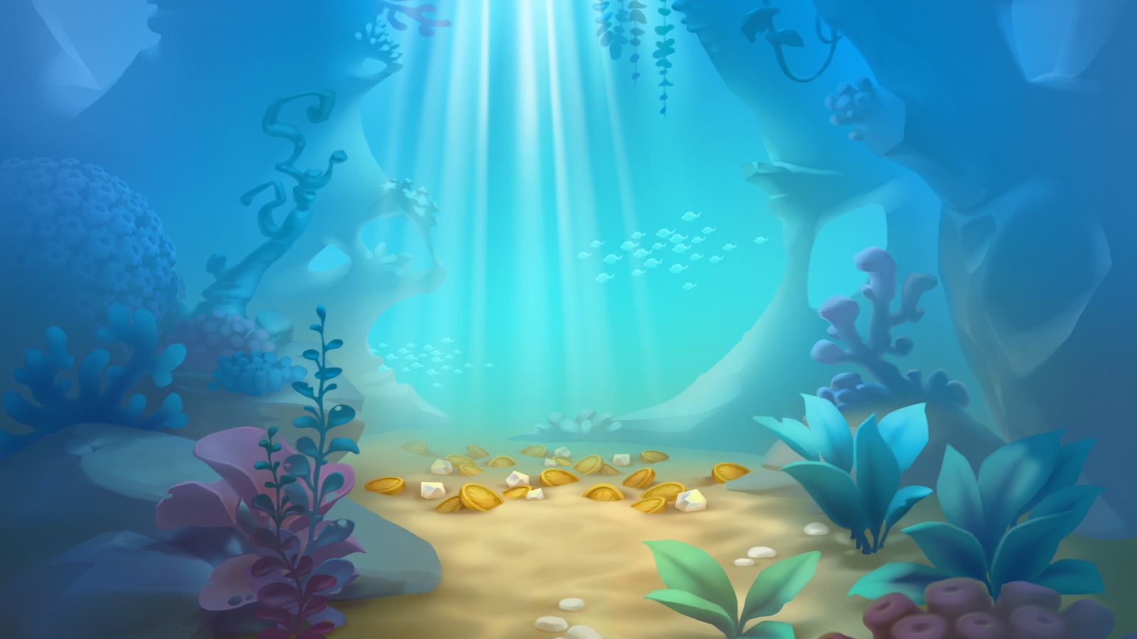 Golden Fish Tank Party