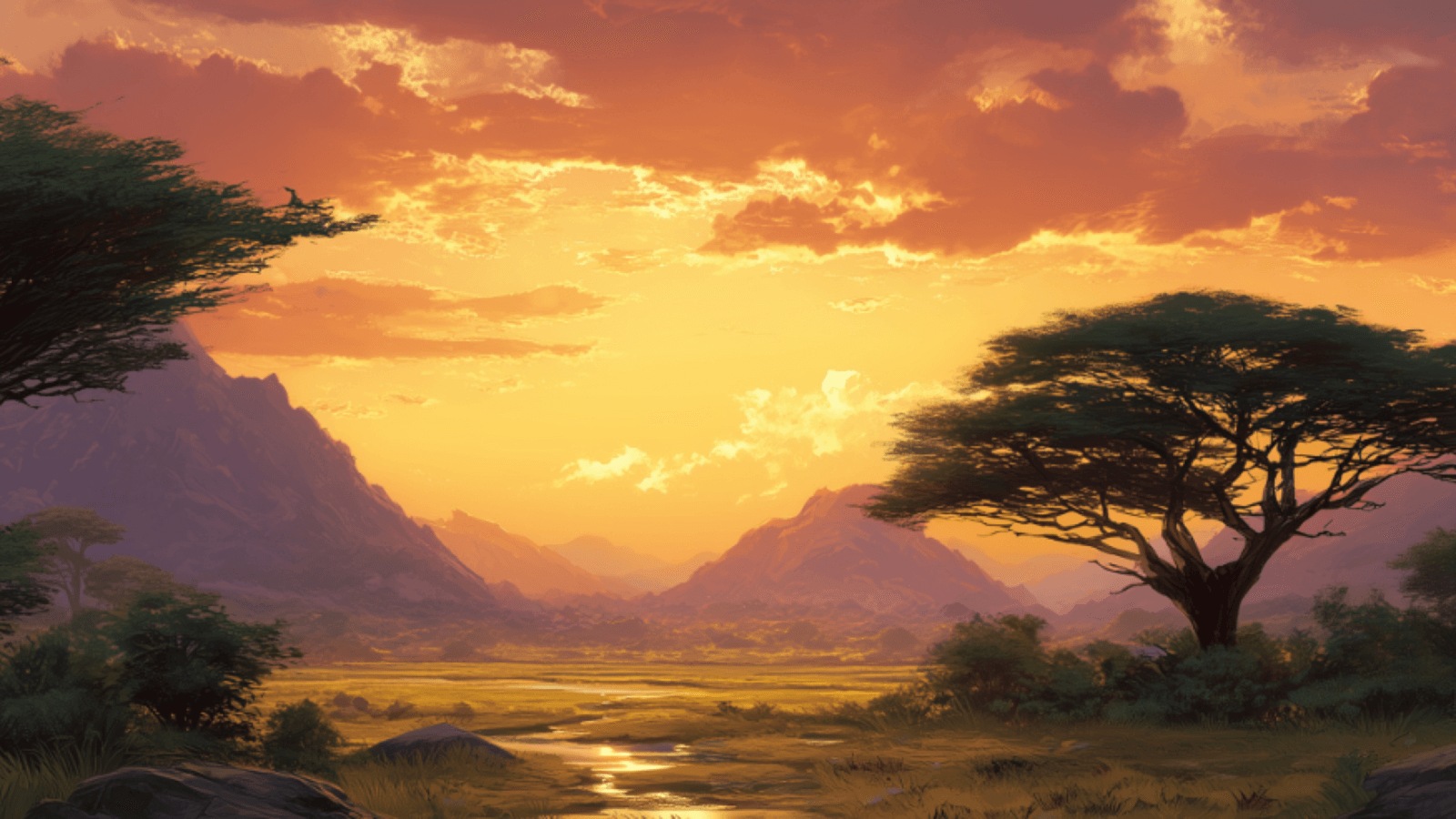 Golden Lion: Wild Savanna
