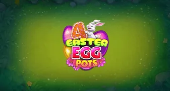 4 Easter Egg Pots 