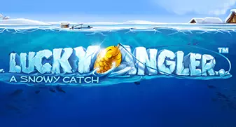 Lucky Angler: A Snowy Catch 
