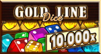 Gold Line Dice