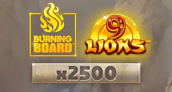 9 Lions Burning Board 