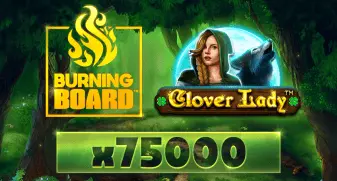 Clover Lady Burning Board 