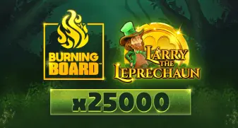 Larry the Leprechaun Burning Board 