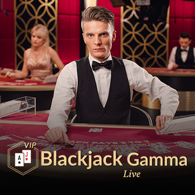 Blackjack VIP Gamma live blackjack by Evolution