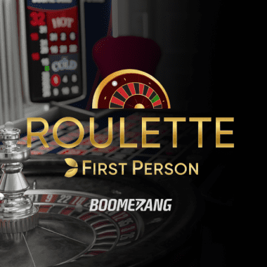 Boomerang First Person Roulette live roulette by Evolution