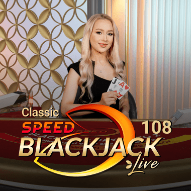 Classic Speed Blackjack 108 live blackjack by Evolution