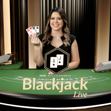Duelbits Blackjack 2 live blackjack by Evolution
