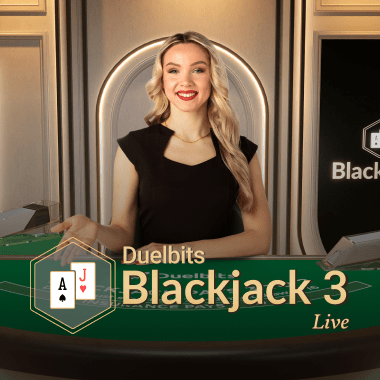 Duelbits Blackjack 3 live blackjack by Evolution