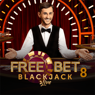 Free Bet Blackjack 8 live blackjack by Evolution