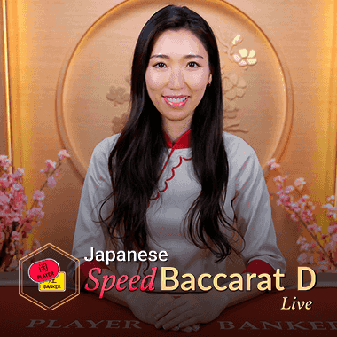Japanese Speed Baccarat D live baccarat by Evolution