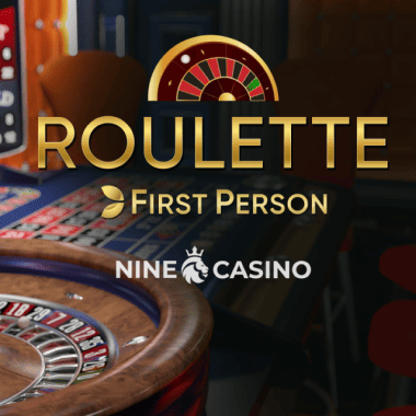 NineCasino First Person Roulette live roulette by Evolution