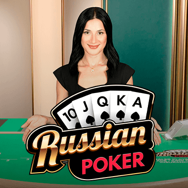 Russian Poker live poker by Evolution