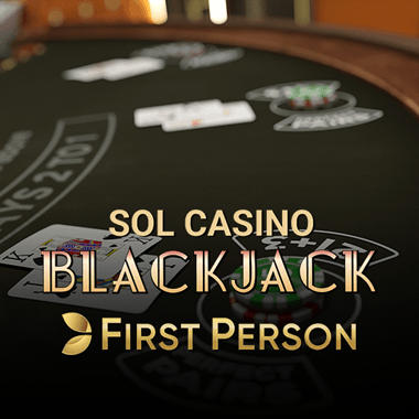 Sol Casino First Person Blackjack by Evolution