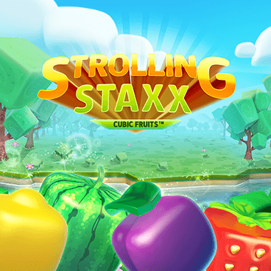 Strolling Staxx: Cubic Fruits slots by Evolution