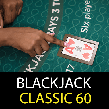 Blackjack Classic 60 live blackjack by Evolution