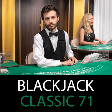 Blackjack Classic 71 live blackjack by Evolution