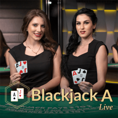 Blackjack A live blackjack by Evolution