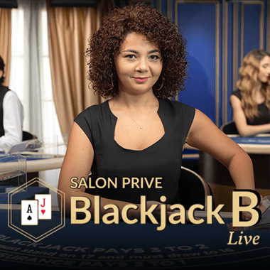 Salon Prive Blackjack B live blackjack by Evolution