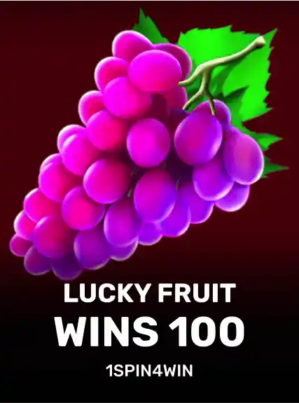Lucky Fruit Wins 100 — 1spin4win