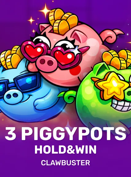 3 Piggypots: Hold&Win — Clawbuster